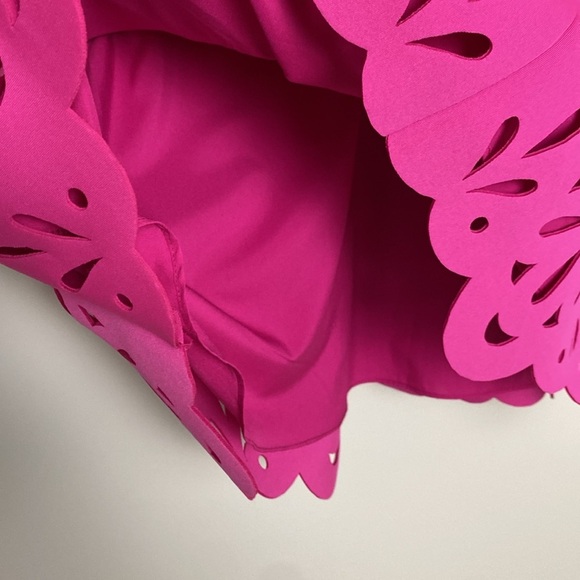 Badgley Mischka Collection Sleeveless Fit And Flare Cutout Cocktail Dress Size 8 - Picture 13 of 16